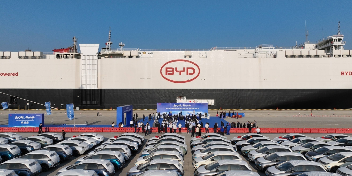 China’s Auto Exports Top 1 Million for a Second Month as NEVs Take Record 60% Share