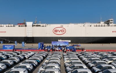 China’s Auto Exports Top 1 Million for a Second Month as NEVs Take Record 60% Share